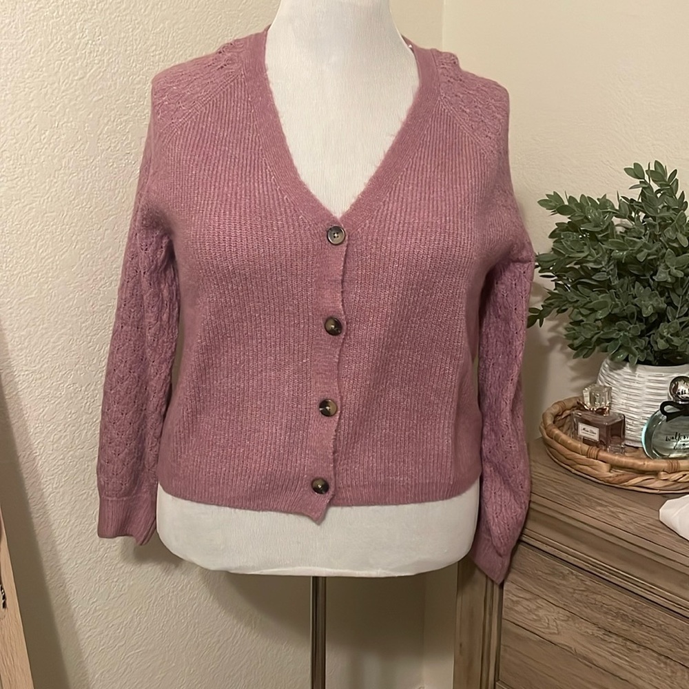Lane Bryant Crop Sweater Cardigan